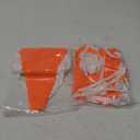 100 Feet Solid Orange Pennant Banner Flags String Triangle Bunting Flags, Decorations for Grand Opening, Birthday Party, Festival Celebration(Orange)