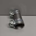 Exhaust Clamp Pipe Connector Double Clamp Exhaust Pipe Clamp  45 mm x125 mm