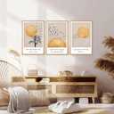 CHDITB 3Pcs Look At The Birds Matthew 6:26 Framed Wall Art 16x24 Inch