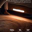 Rossetta Under Cabinet Lights, 78 LED Lights Battery Operated Motion Sensor Light Indoor, Wireless Rechargeable Dimmable Closet Lights Under Cabinet Lighting for Kitchen Closet Stairs Hallway (10.8inch, Bright White)