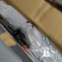 HOUSE DAY Skirt Hangers Space Saving 2 Pack, Double Row 4-Tier Non-Slip Hangers with Clips for Skirts, Shorts, and Pants - Lotus Wood Clip Hanger for Women - Closet Organizers and Storage (Black)