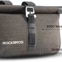 ROCKBROS Bike Handlebar Bag Waterproof Bicycle Front Handlebar Bike Bag 6L Bikepacking Bag for Mountain Road Bicycles