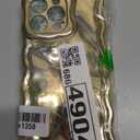 FABSPARK Case for iPhone 14 Pro Max,3D Meteorite Bubble Pattern Electroplate Plating Glitter Curly Wavy Frame Glossy Case,Soft TPU Shockproof for iPhone 14 Pro Max 6.7 Inch,Golden