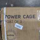 GarveeLife Power Cage, Smith Machine Squat Rack, Heavy Duty Power Rack for Home Gym with Pulley System, Dip Bar, LAT Pulldown, Multifunctional Squat Rack for Home Gym, Red