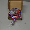 24 Pcs Chess Medals Metal Award Medals with Neck Ribbons Trophy Award Prize Gift for Rewards and Competitions