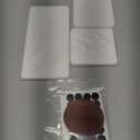 3PCS Water Absorbing Stone Tray, Fast Drying Stone Sink Tray, Stones Soap Trays, Water Absorbent Diatomite Trays, Diatomite Coasters for Kitchen Sink Bathroom Counter, Hand Soap Dish & Holders (1pcs 2110cm + 2pcs 1010cm White Wave)