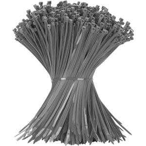 12 Inch Zip Ties Silver 1000 PCS, 50 Lbs- Heavy Duty Tensile Strength, Nylon PA66 UV Resistant Cable Ties for Indoor and Outdoor Use - Ideal for object bundling and fastening