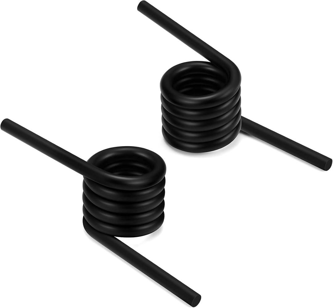 Zeyune 1 Pair Trailer Ramp Springs Heavy Duty Trailer Coil Springs 2000 Lbs Torque Black Right and Left Side RS16933LH RS16933RH Torsion Spring Parts for Gate Truck Tailgate Assist Replacement