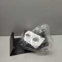 5-Section Desk File Organizer, Vertical File Organizer for Desk, Mesh Mail Holder for Letter Size Folders, Black