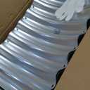 Land Guard 24 Tall Galvanized Raised Garden Bed Kit, Galvanized Planter Garden Boxes Outdoor, Oval Large Metal Raised Garden Bed for Vegetables (Classic Silver, 422ft)