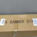 USCNC X Banner Stand Adjustable Fit Banner 23 x 63 to 32 x 78 Inch(STAND ONLY), Portable Travel Bag,Suitable for advertising, stores, exhibitions, restaurants, events, birthday parties, and other occasions (4 Pack)