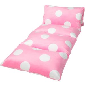 Butterfly Craze Floor Pillow Case, Mattress Bed Lounger Cover, Polka Pink, Queen Size - Cozy Seating Solution for Kids & Adults, Recliner Cushion, Perfect for Reading, TV Time (Pillow Not Included)