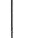 COCONUT Shepherds Hook for Outdoor, 62 Inch Adjustable Bird Feeder Pole with 5 Prong Base, Garden Hanger Stand for Hummingbird Feeder, Wind Chime, Lantern (Black)