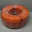Flexible Polyethylene HDPE Non-Split Corrugated Wire Loom Tubing (Orange, 1" Dia. x 100 ft)