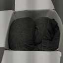 Ergonomic Seat Cushion with Adjustable Strap, Memory Foam Office Chair Seat Cushion with L-Shaped Design, Car Seat Cushion Fits for Truck Driver Semi Truck, Gaming Chair, Desk, Dark Gray