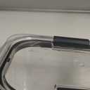 Rubbermaid Brilliance Plastic Food Storage Pantry Baking Set, 3 Containers with Lids (6 Pieces Total), BPA-Free, Clear