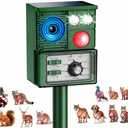 Solar Ultrasonic Animal Repellent, Deer Repellent Devices Cat