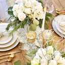 3 Pcs White Lace Table Runner 14 x 120 Inch Embroidered Boho Table Runner for Wedding Party Bridal Shower Decorations Vintage Rustic Table Runners