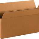 Partners Brand P1666 Long Corrugated Boxes, 16"L x 6"W x 6"H, Kraft (Pack of 25)