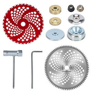 9"x36 Teeth Carbide Tipped Weed Eater Blade,9"x80 Teeth Weed Wacker Blade with Universal Adapter Kit,Brush Cutter Blade for Weedeater,Brush Cutter,Weed Trimmer,Weedwacker-Trim Tree, Vine, and Bushes