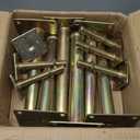 6 PCS House Floor Jacks Post Pole for Leveling, 11" - 16" Height Range, 6 ton Min and Max Height Capacity, Galvanized, 6 Pack