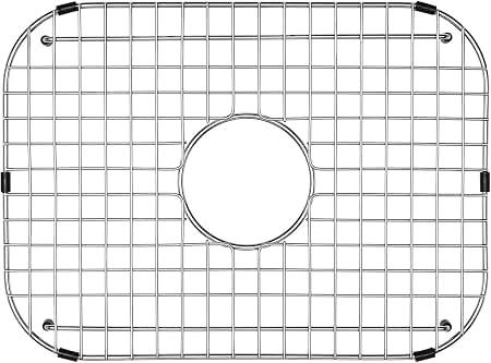 Serene Valley Sink Grid 18-1/8" L x 13-3/8" W, Centered Drain with Corner Radius 3-1/2", NDG1813C