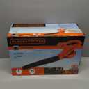 BLACK+DECKER Electric Leaf Blower, Handheld Blowers for Lawn Care, Lightweight, 180 MPH 180 CFM, 7-Amp, Corded (LB700)
