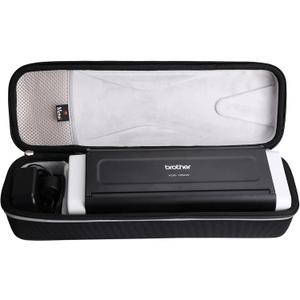 Mchoi Hard Travel Case for Brother ADS-1250W / ADS-1700W / ADS-1800W / ADS-1200 / ADS-1300 /ADS-1350w Wireless Compact Desktop Scanner Protective Storage Bag, Case Only (Black, Grey)