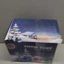 3Pack Snow Tubes, Snow Sled for Kids and Adults, Cold-Resistant Inflatable Snow Tube, Thickened Heavy Duty Sleds for Winter with Handles, Snow Toys, Snow Sleds for Family Activities Outdoor Fun (Green, Pink, Blue)