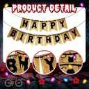 Stranger Theme Party Decorations Banner,Things Party Decorations,Spooky Party Decoration,Happy Birthday Banner Decoration,Backdrop Wall Decors Photo Props