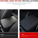 INTGET for 2025 Mazda CX5/CX-5 Accessories Center Console Cover for Mazda CX5 2025 2024 2023 2022 2021 2018 2019 2020 Leather Car Armrest Arm Rest Box Lid Dog Seat Protector(Black)