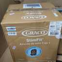 Graco Slimfit 3-in-1 Convertible Car Seat, Slim Car Seat with Space-Saving Design, Highback Booster Seat with 10-Position Headrest, Rear Facing and Forward Facing Carseat, Jarret