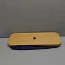 LONBET Toilet Paper Storage for 12 Rolls, Stackable & Foldable - The Ultimate Bathroom Organizer - Waterproof Basket with Bamboo Lid - Elegant Toilet Paper Storage Holder, Blue