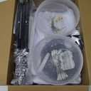 Roberly 2 Packs Halloween Decorations Outdoor Indoor, Spooky Ghost Decor with Witch Hat LED Lights Battery Operated Timer for Yard Front Porch Lawn Mantel Party Home