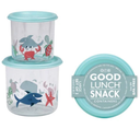 Ore - Good Lunch Snack Containers Large Set-of-Two - Ocean