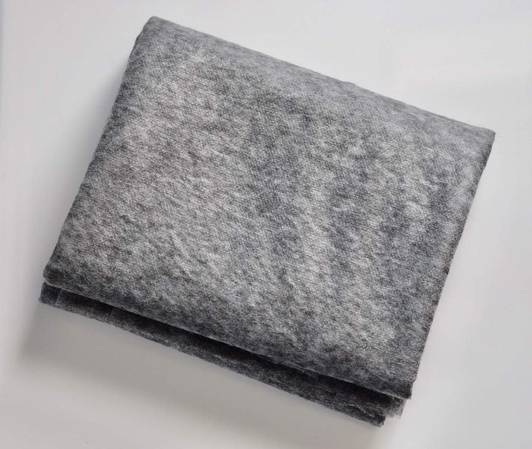 Woven Grey Color Light, Wide Single-Sided Fusible Shipped from US Good for DIY Ideas