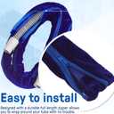 CPAP Tube Hose Cover - Wrap Fleece Skin - Full Length Zipper Cpap Hose Cover - Prevent Rainouts (8 Foot)