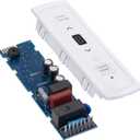 297370600 Freezer Electronic Control Board Compatible with Frigidaire, Crosley Refrigerator User Control Display Board Assembly 297366100 297241800