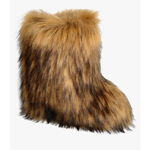 Valpeak Snow Boots for Women 2024 Furry Boots Winter Knee High Flat Heel Fluffy Faux Fur Boots, Size: EU 41 – US 11