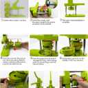 Happizza Button Maker Mold 3 inch/75mm, Interchangeable Die Mold Button Maker Mould Suitable for Slide Rail Badge Maker Machine Pin Press Machine