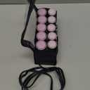 Remington Compact Ceramic Dual Voltage Hot Rollers for Long and Short Hair, Hair Setters, Hair Curlers, 1-1 " Purple/Black, 10 Piece Set