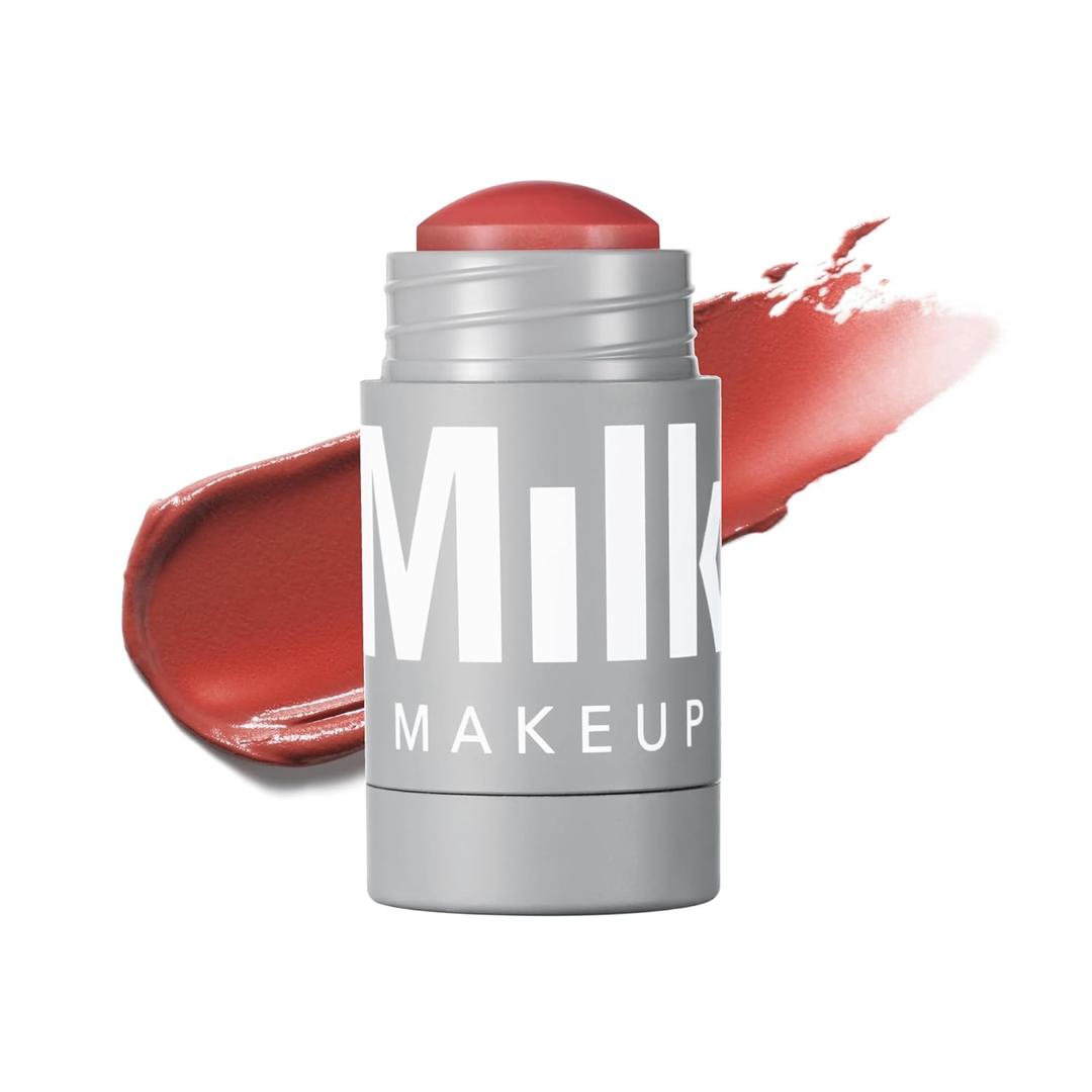 Milk Makeup Lip + Cheek Stick Buildable Cream Blush + Lip Color w/Hydrating Mango Butter + Avocado Oil for a Natural Flush Long-Lasting, Multiuse, Vegan Formula