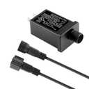 12V 12W 1.0A LED Transformer Replacement Class 2 Power Supply with 6FT Extension Cord Compatible with Christmas String Lights Plug IP44 Waterproof LED Controller Low Voltage