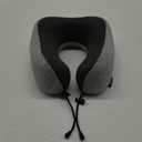 Travel Pillow, Travel Neck Pillows for Airplanes, Comfortable Breathable Cover (Black)