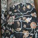 Washable Runner Rug 2x12 - Hallway Runner Rug Kitchen Rugs and Mats Non Skid Washable Waterproof Carpet Runner for Living Room Bedroom Bathroom (Black, 2X12) (2' x 12')