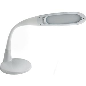 Stella Two Task Lamp, Adjustable Desk Lamp, Dimmable LED Light with Custom Color Temperature for Desk, Home Office, Bedroom, or Living Room, Modern Design for Work, Study, and Reading Needs (12W) (White)