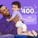 Luvs Size 4 Baby Diapers, Platinum Protection Bluey Diapers for Day & Night, Size 4, 144 Count 