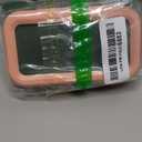 Peakeep Night Light Digital Alarm Clock with Indoor Temperature, Battery Operated Desk Small Clock (Light Salmon Pink)