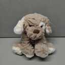 Bearington Collection Beige and Brown Dog Stuffed Animal 11 in - Puppy Stuffed Animals - Plush Dog Toys for Kids - Plushies