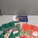 7 Pack Reusable Christmas Tote Bags - Non-Woven Shopping Bags with Handles for Gifts, Treats, Wrapping